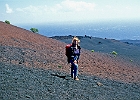 In der Umgebung des Vulkans Teneguia, im Süden der Insel : Vulkangries, pink, anthrazit
